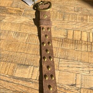 Calleen Cordero Copper with Brass Studded Belt Women’s Size 34
